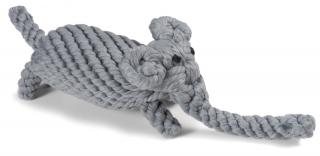 Bavlnená hračka pre psa uzol slon