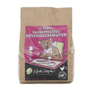 Za studena lisované suché krmivo pre mačky hydinové Dr. Ziegler hmotnosť: 1,2kg