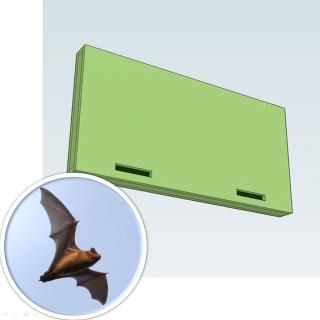 Búdka pre netopiere BAT-MAN MAXI-B XPS polystyrén dvojkomorová