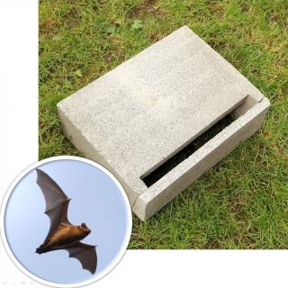Búdka pre netopiere BNB Box ANS-3 prielezná z drevobetónu
