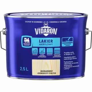 Akrilový lak Vidaron bezfarebný-2,5l