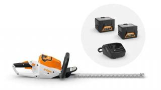 Akumulátorové záhradné nožnice na živý plot STIHL HSA 50, SET S 2X AK 10