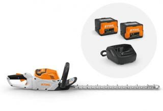 Akumulátorové záhradné nožnice na živý plot STIHL HSA 60, SET S 2X AK 10 + AL 101