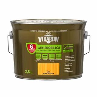 Lakova lazúra VIDARON L02 zlatá borovica 2,5L