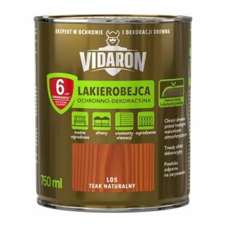 Lakova lazúra VIDARON L05 prírodný teak 0,75l