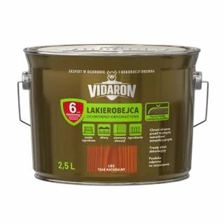 Lakova lazúra VIDARON L05 prírodný teak 2,5L