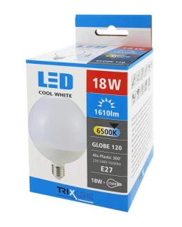 LED žiarovka 18W G120 E27 studená biela