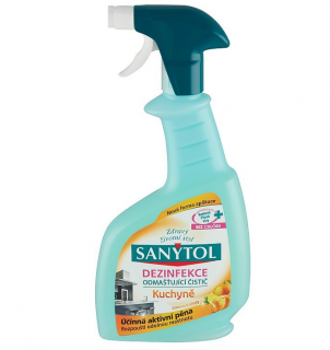 Sanytol Dezinfekcia odmasťujúci čistič kuchyne citrusové plody-500ml