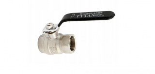 Tytanový 6/4   guľový ventil s rukoväťou a maticou a maticovou priechodkou