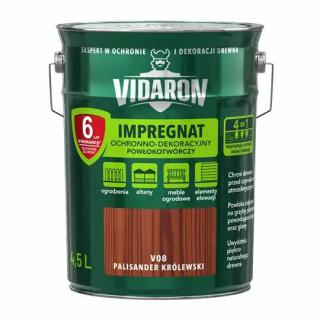 Vidaron impregnačný náter V08 kráľovský palisander 4,5l