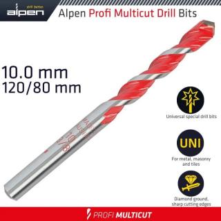 Vrták Alpen Profi Multicut 10x120mm