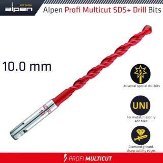 Vrták Alpen Profi Multicut SDS plus 10x160mm