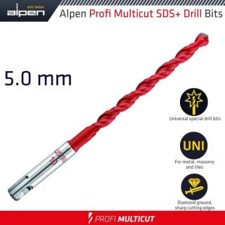 Vrták Alpen Profi Multicut SDS plus 5x110mm