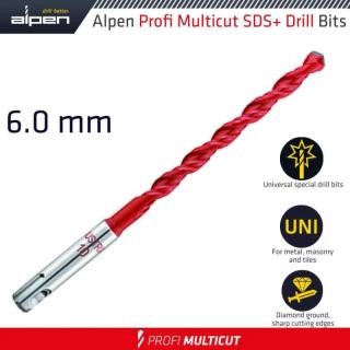 Vrták Alpen Profi Multicut SDS plus 6x110mm