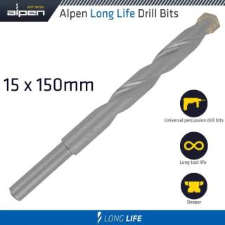 Vrták do muriva Alpen s dlhou životnosťou 15x150mm