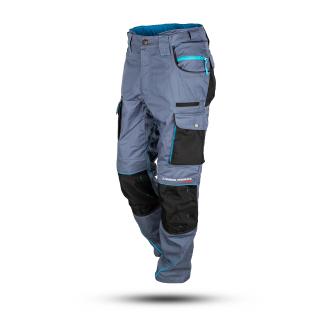 Pracovné nohavice do pásu STRONG WORKS,model S PRO (farba: šedé)