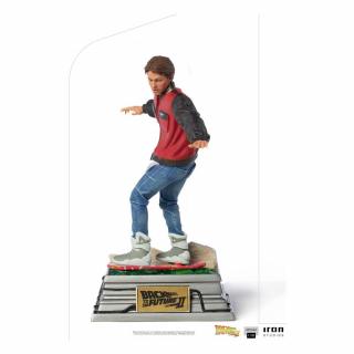 Back to the Future II Art Scale socha 1/10 Marty McFly on Hoverboard 22 cm