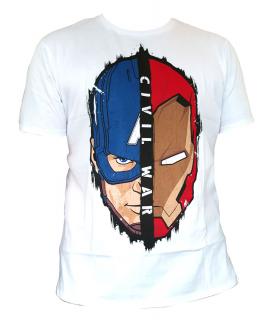 Captain America Civil War Stark Cap Head (T-Shirt)