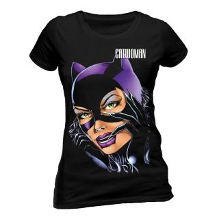 Catwoman Ladies T-Shirt Face (T-Shirt)