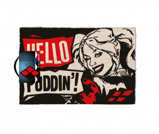 DC Comics Harley Quinn rohožka Hello Puddin 40 x 60 cm