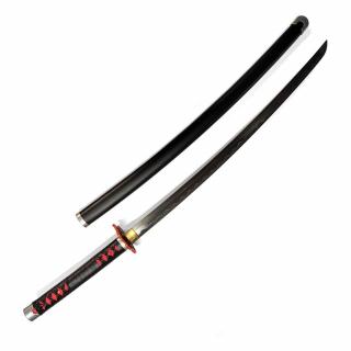 Demon Slayer Kimetsu No Yaiba replika 1/1 Sword Tanjiro Kamado V2 Fire Breath 74 cm