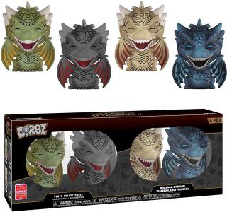 Dorbz - Game of Thrones - Rhaegal, Drogon, Viserion, Icy Viserion (4-Pack)