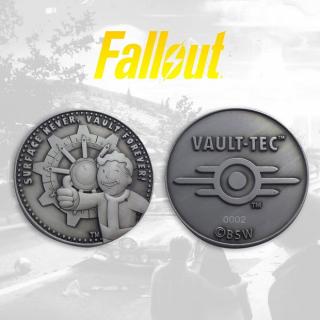 Fallout Collectable Coin Vault-Tec (silver plated)