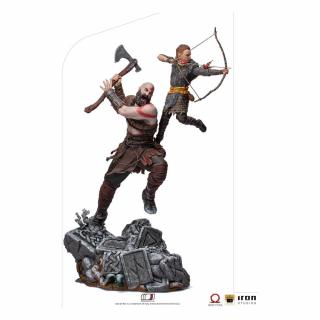 God of War BDS Art Scale socha 1/10 Kratos and Atreus 34 cm