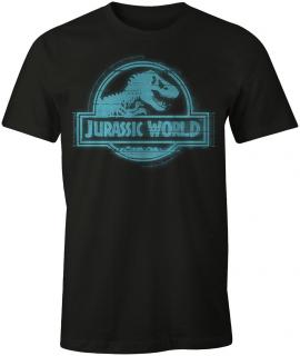 Jurassic Park Blue Logo (T-Shirt)