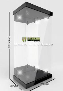 Master Light House Acrylic Display Case with Lighting pre 1/4 akčné figúrky (black)