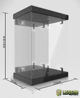 Master Light House Acrylic Display Case with Lighting pre 1/6 akčné figúrky (black)