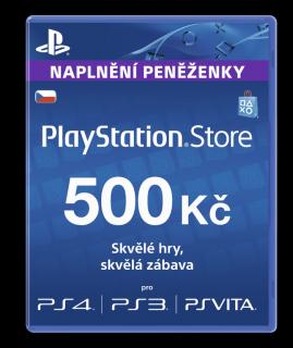 PlayStation Network Card 500 Kč (PSN Card)