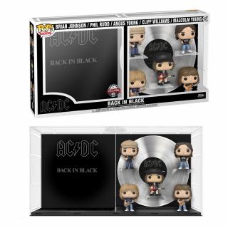 Pop! Albums - AC/DC - Back in Black - Brian Johnson, Phil Rudd, Angus Young, Cliff Williams, Malcolm Young (Special Edition, 5-Pack)
