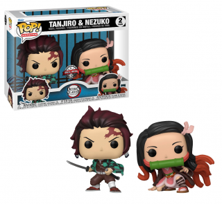 Pop! Animation - Demon Slayer - Tanjiro and Nezuko (2-Pack, Special Edition)