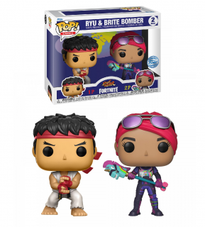 Pop! Games - Fortnite - Ryu and Brite Bomber (2-Pack, Special Edition)