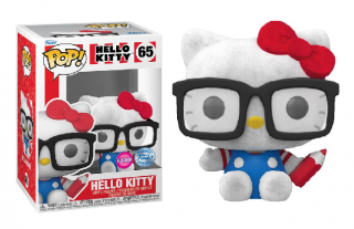 Pop! Hello Kitty - Hello Kitty Nerd (Flocked, Special Edition)