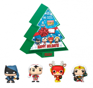 Pop! Heroes - DC Comics Tree Holiday Box (4-Pack)