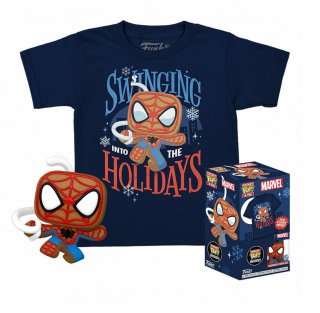 Pop! Marvel - Gingerbread Spider-Man Tee Box