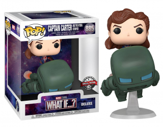 Pop! Marvel Studios - What If - Captain Carter and Hydra Stomper (Special Edition, Oversized, 15cm)