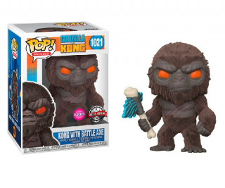 Pop! Movies - Godzilla Vs Kong - Kong with Battle Axe (Special Edition, Flocked)