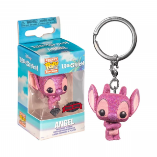 Pop! Pocket Keychain - Lilo and Stitch - Angel (Special Edition, Diamond Glitter)