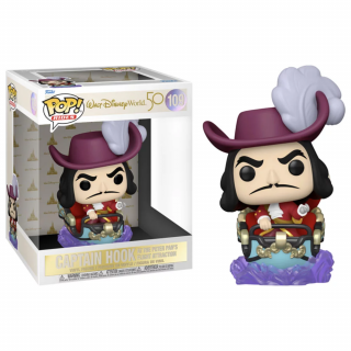 Pop! Rides - Disney - Word 50th Anniversary - Captain Hook at the Peter Pans Flight Attraction (Oversized, 15 cm)