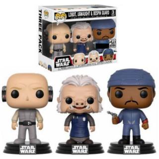 Pop! Star Wars - Lobot, Ugnaught and Bespin Guard (3-Pack)