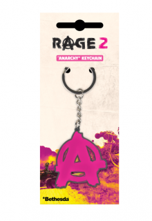 Rage 2 Metal Keychain Anarchy 4 cm
