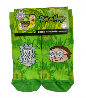 Rick and Morty ponožky Fire