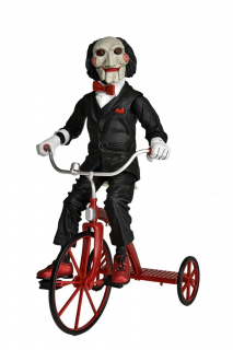 Saw akčná figúrka Billy the Puppet With Sound Riding Tricycle 30 cm