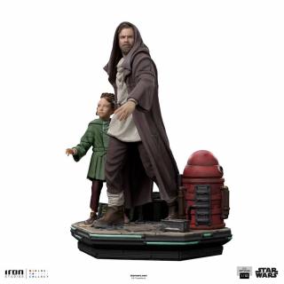 Star Wars Obi-Wan Kenobi Deluxe Art Scale socha 1/10 Obi-Wan and Young Leia 20 cm