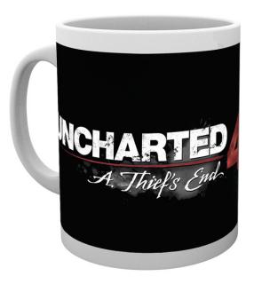 Uncharted 4 hrnček Logo