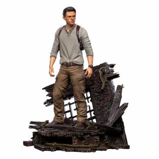 Uncharted Movie Deluxe Art Scale socha 1/10 Nathan Drake 22 cm