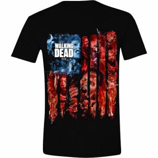 Walking Dead - Walkers Flag Montage (T-Shirt)